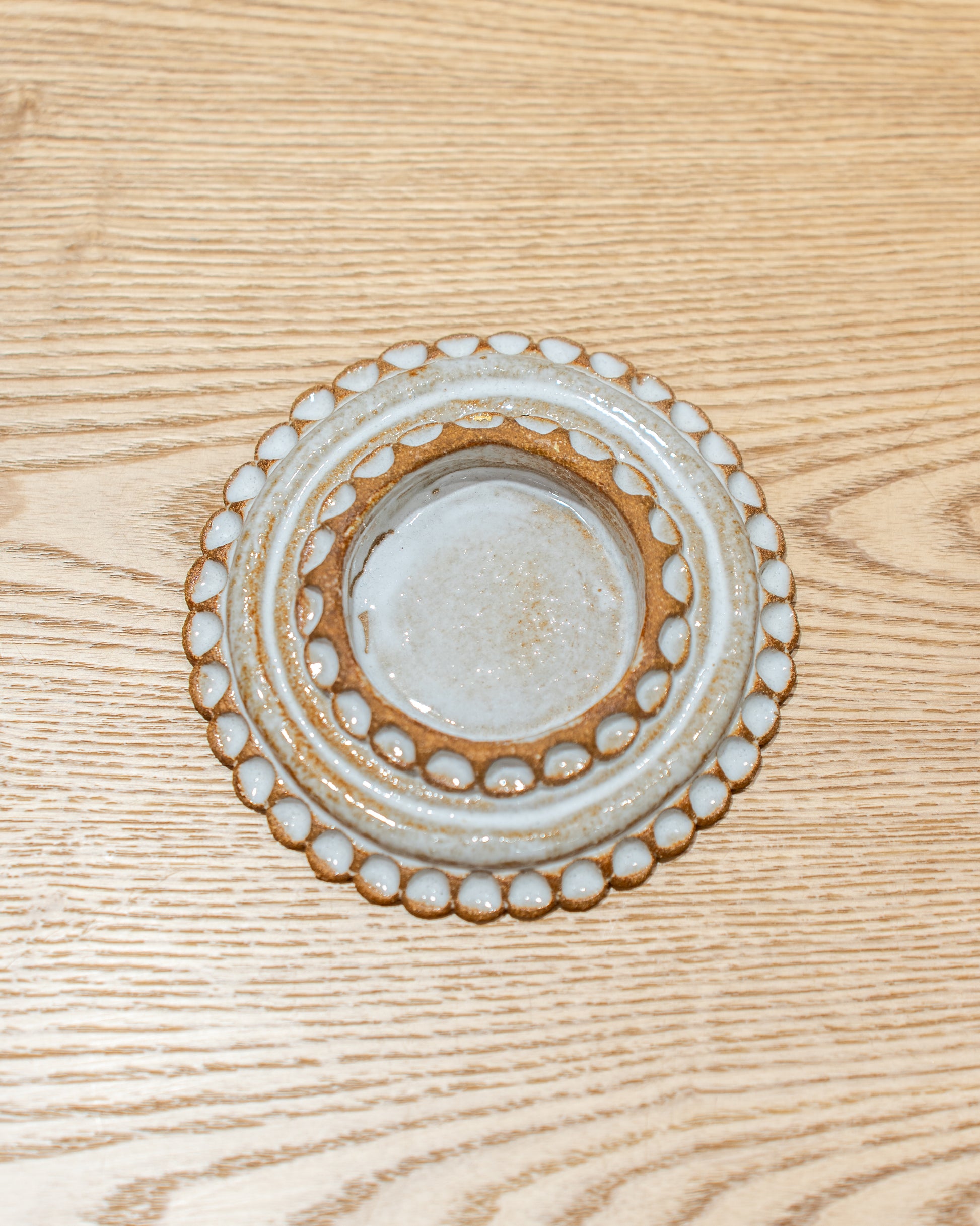 Coupelle de bougie pilier – Cendre & Colombin