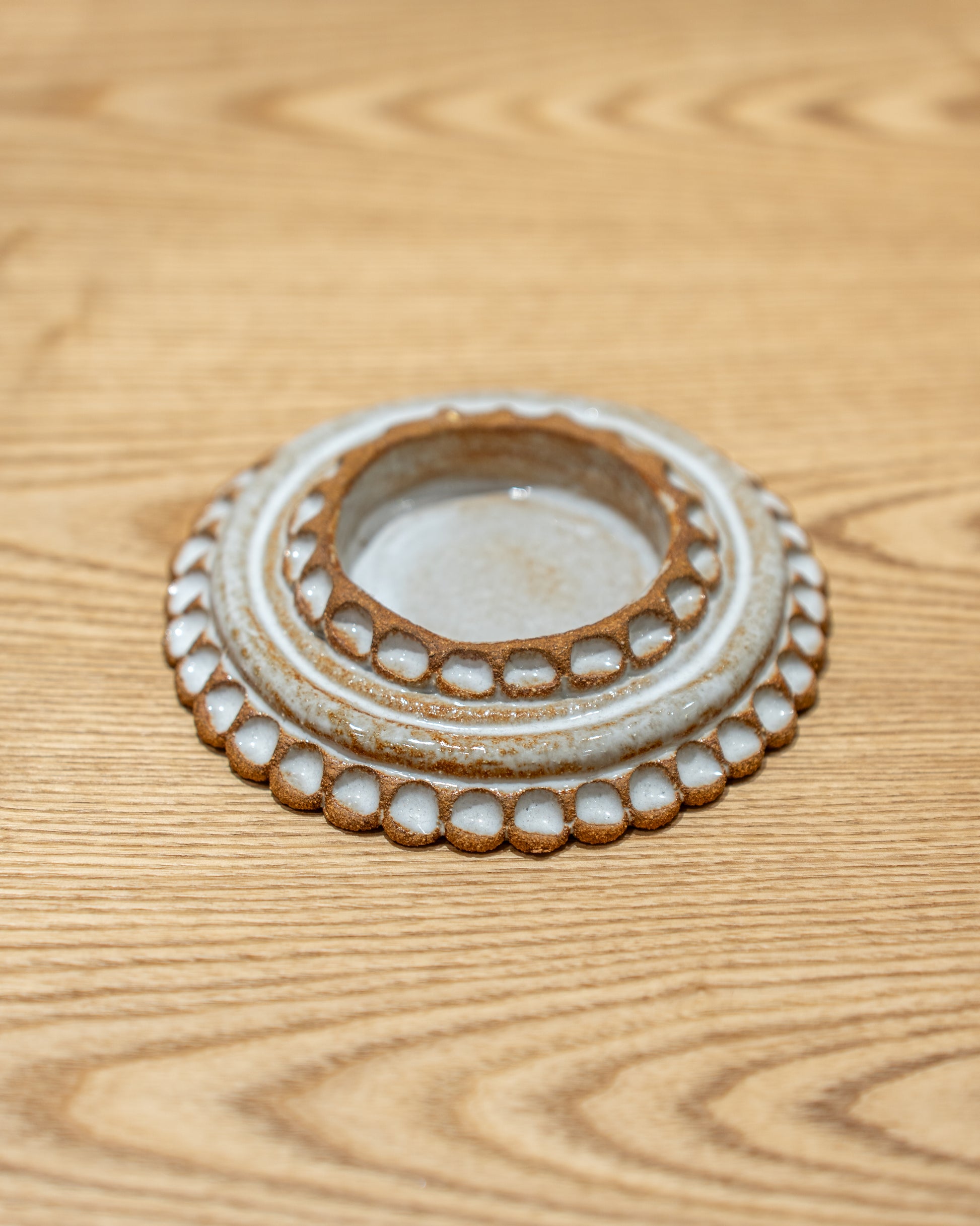 Coupelle de bougie pilier – Cendre & Colombin