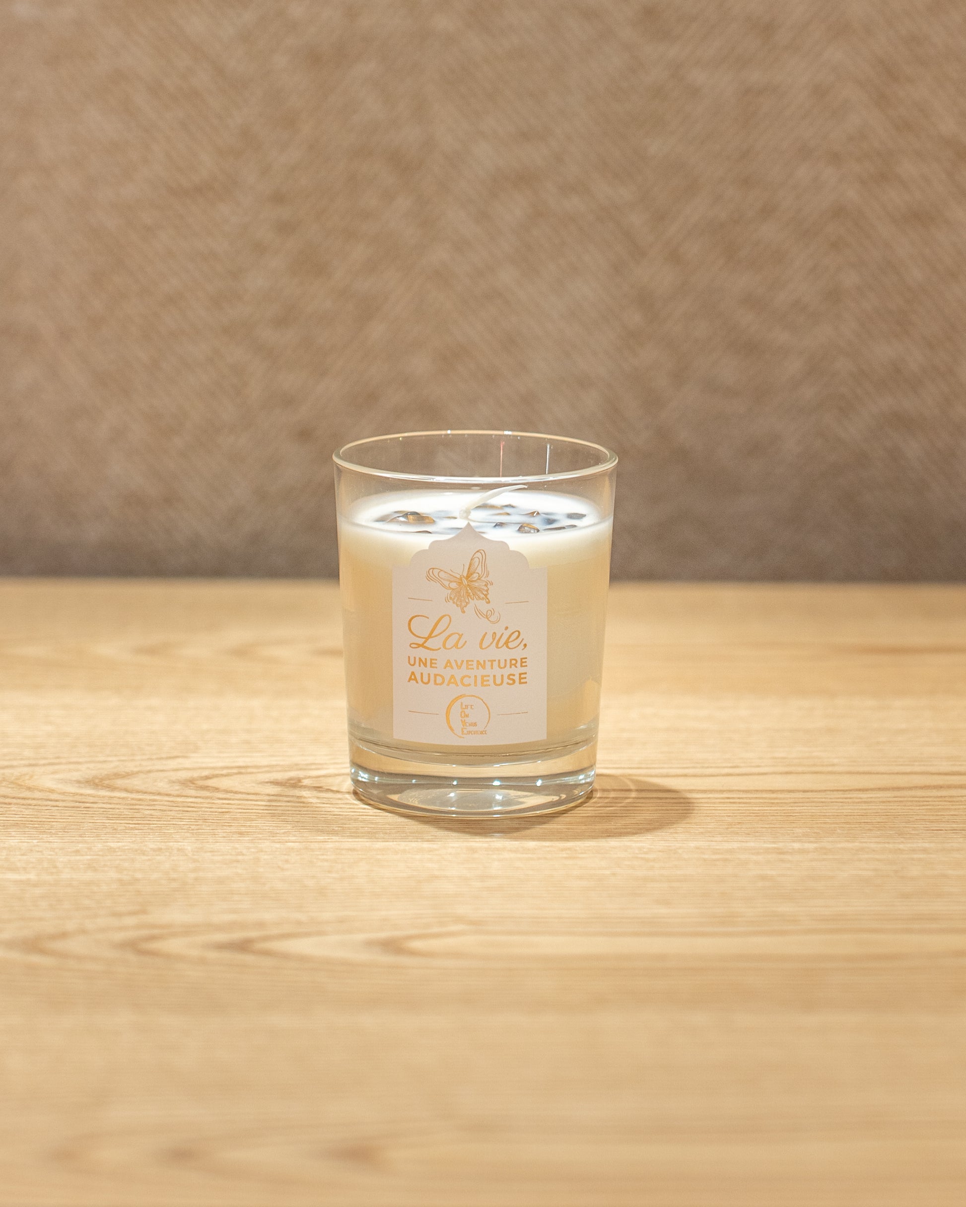 Bougie Énergétique "La vie, une aventure audacieuse"