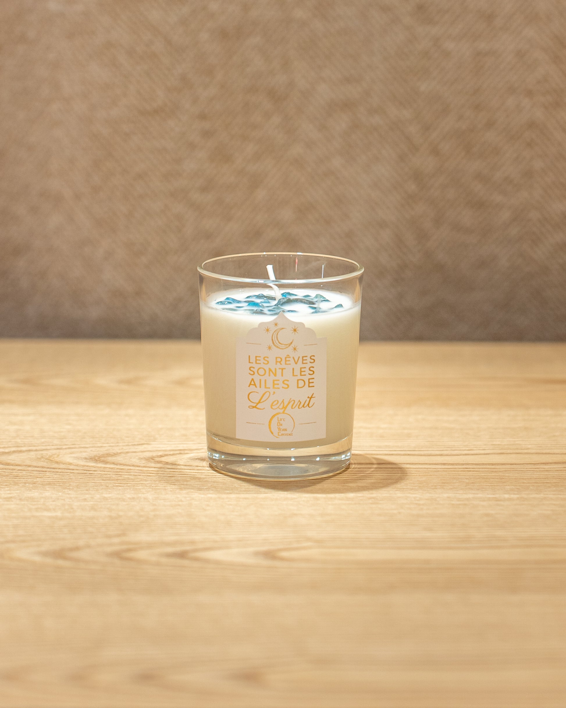 Bougie Énergétique "Les rêves sont les ailes de l'esprit"