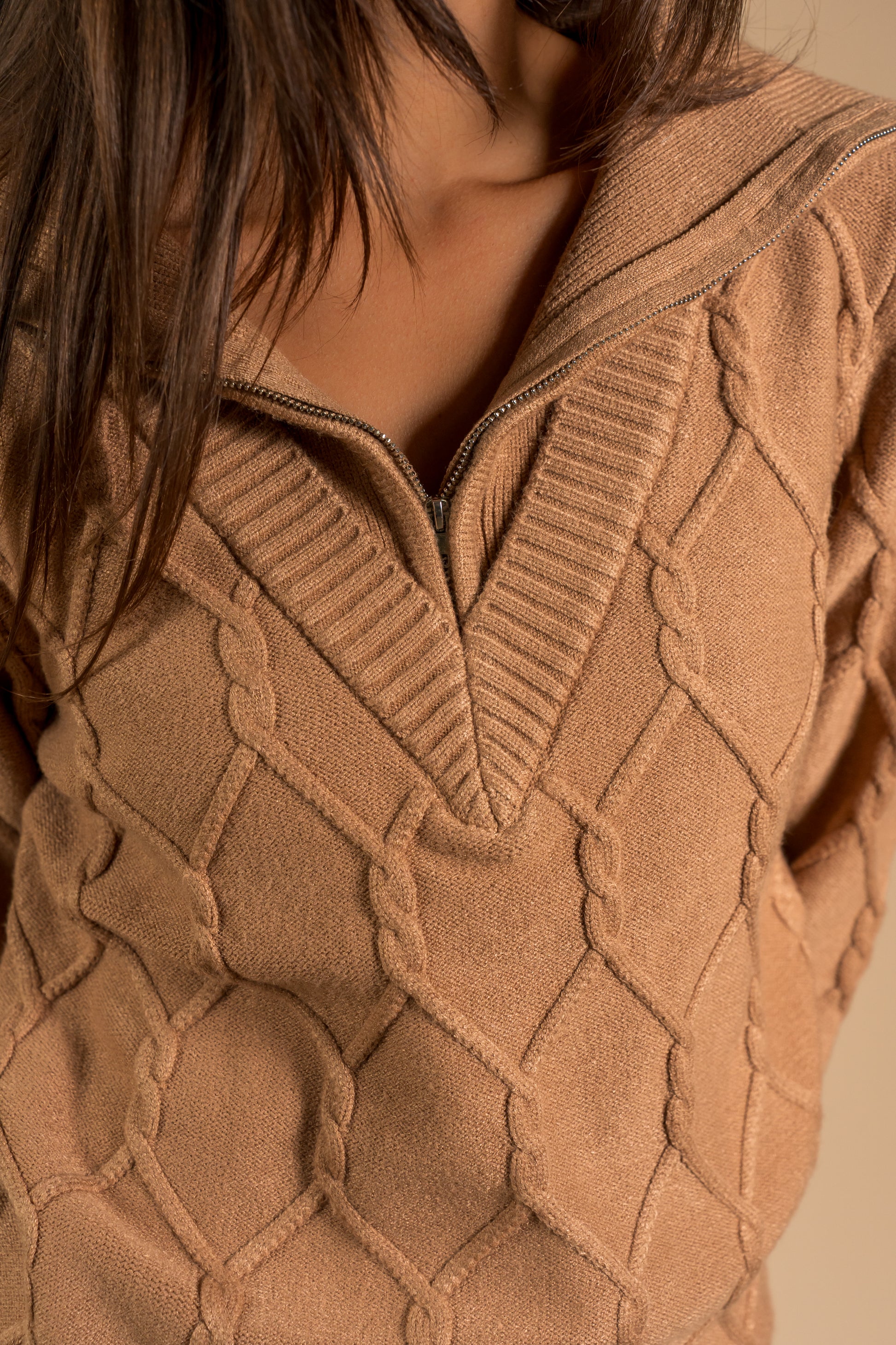 Pull en maille col camionneur